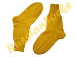 Готовые носки желтого цвета